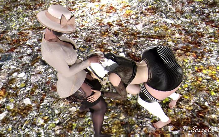 Sassy Comics Trans: Murzynka Futa Christian-sista Anal Fuck Nieve Curvy Nun After Church -...
