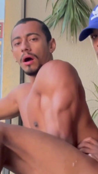 Muscle Stud Takes BBC Action Caught!