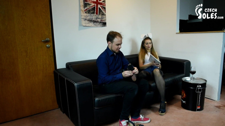 Czech Soles - foot fetish content: Playboy Party Hot Foot Worship
