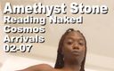 Cosmos naked readers: Amethyst Stone Läser naken Kosmos kommer PXPC1027-001