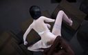 Soi Hentai: 흑인 대물 자지와 쓰리섬을 즐기는 거유 댄서 02 - 3D 애니메이션 V594