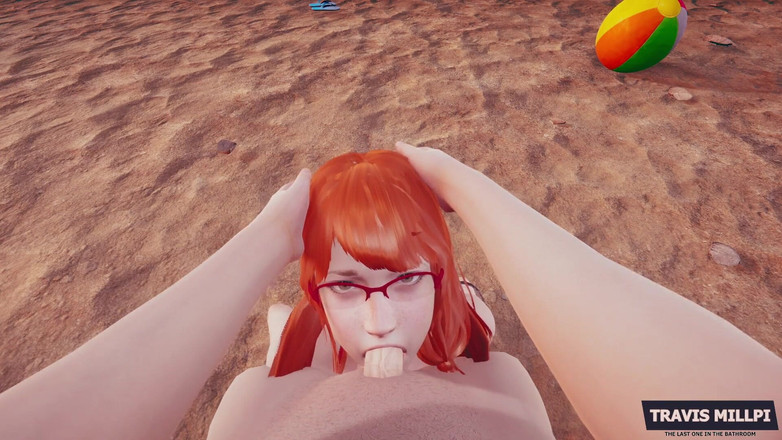 TravisMillpi: Dzień plaży: Plaża nagości z rudą przyrodnią siostrą