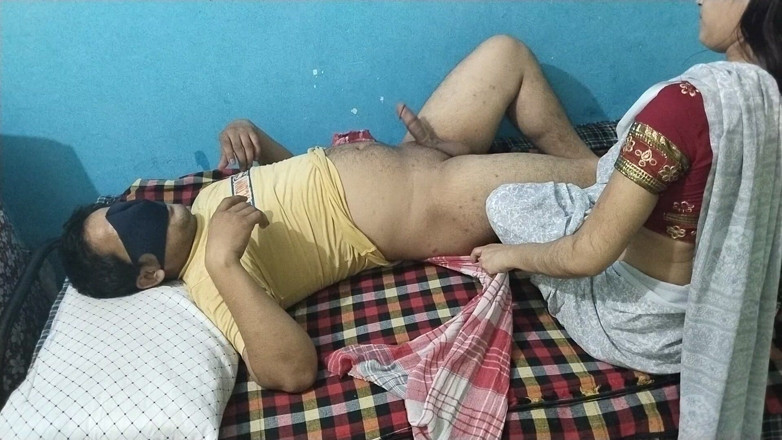 Indian Muslim Couple: Indická manželka Tanish Fatima s manželem Akhil Khan kouření sex