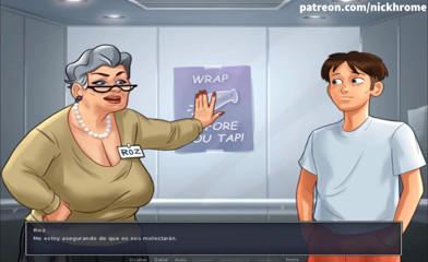 Cartoon Universal: Summertime saga part 172 - granny show boobs in hospital ( Spanish sub )