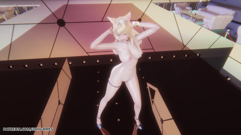 3D-Hentai Games: Mmd Hyo Min - Corpo Bello Ahri Sexy Nuda Dance League...