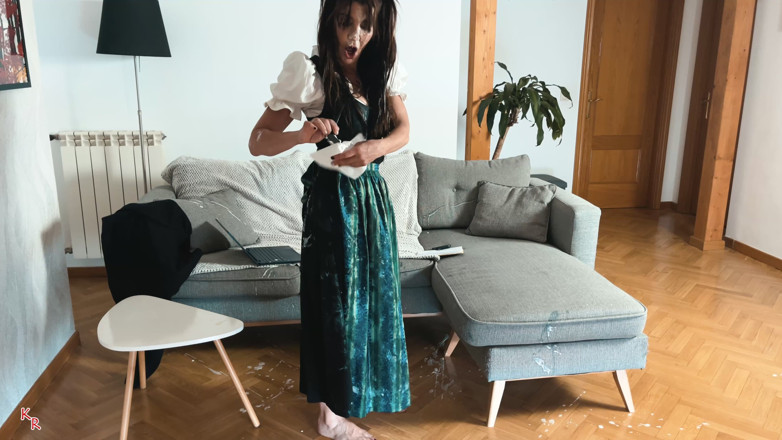 BONDAGE KINK - KINKY ROPES: Dirndl From Tyrol-cock Harassment to the Slutty Assistant