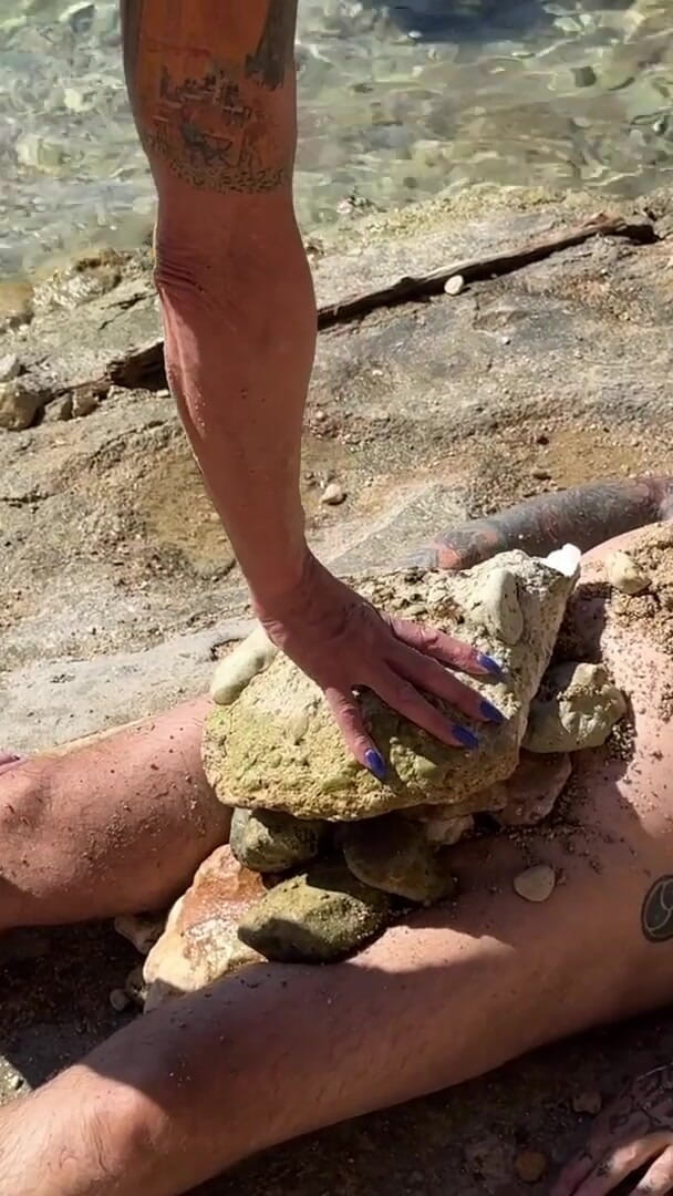 Turning Slave Paul Into a Sandcastle (Taboo Sisters)