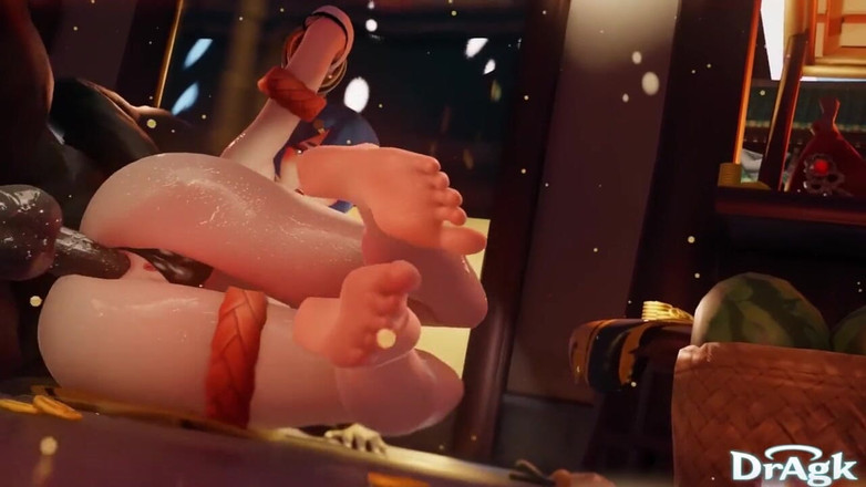 DrAgk: Xiangling-animatie compilatie Genshin impact Hilichurl Hentai porno