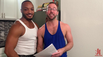 Kinky Bites Gay: Laying pipe: plumber dillon diaz lays into handsy client alex...