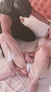 Sumisa puta aliento, bplay tape bondage motel spit