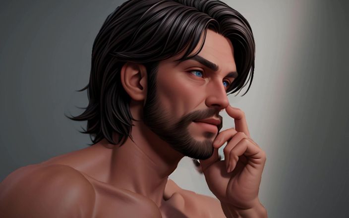 Erotic Man: Neskutečný Hunks Pohledný 3D Cgi Muži