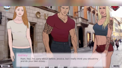 3DXXXTEEN2 Cartoon: An alpha male at alpha fitness. 3D porn cartoon sex
