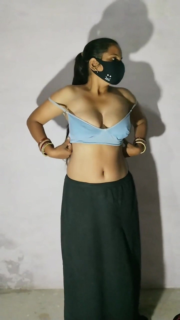 Divyax: Young Tight Boobs Bhabhi Playing with Self