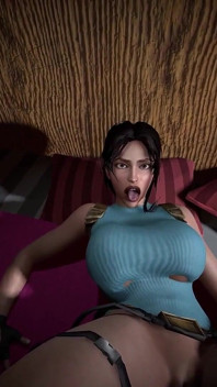 선교사 섹스를 즐기는 클래식 Lara Croft | 툼 레이더 패러디