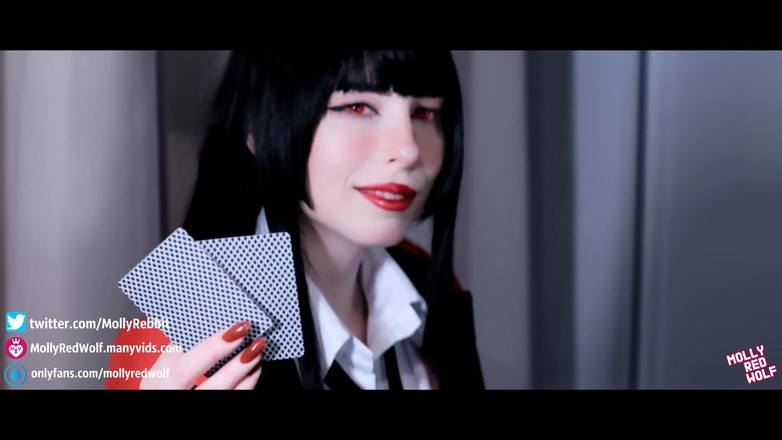 MollyRedWolf: Elle a perdu son corps aux cartes. Yumeko Kakegurui Cosplay -...