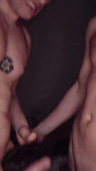 Her First Very Hard Gangbang on This Big Tits and Big Ass Bitch Who Loves Cocks