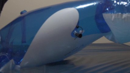 Aussie bi boy: Timelapsed unboxing, pompowanie i deflating zmodyfikowane wieloryba blimp