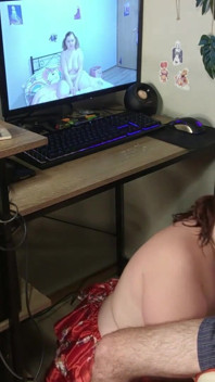 Stepdaddy watches our porn