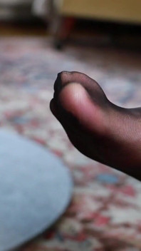 Secretária Kerry com pés de nylon cansados e jogo de salto - parte 2