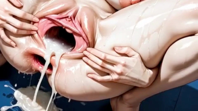 Waifu hentai narrated: Kompilacja otwartych dziur cipki kapie dużo spust. Animacja Hentai Waifu.
