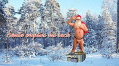 Mr. Nudisti: Weihnachtsmann leert seine tüten