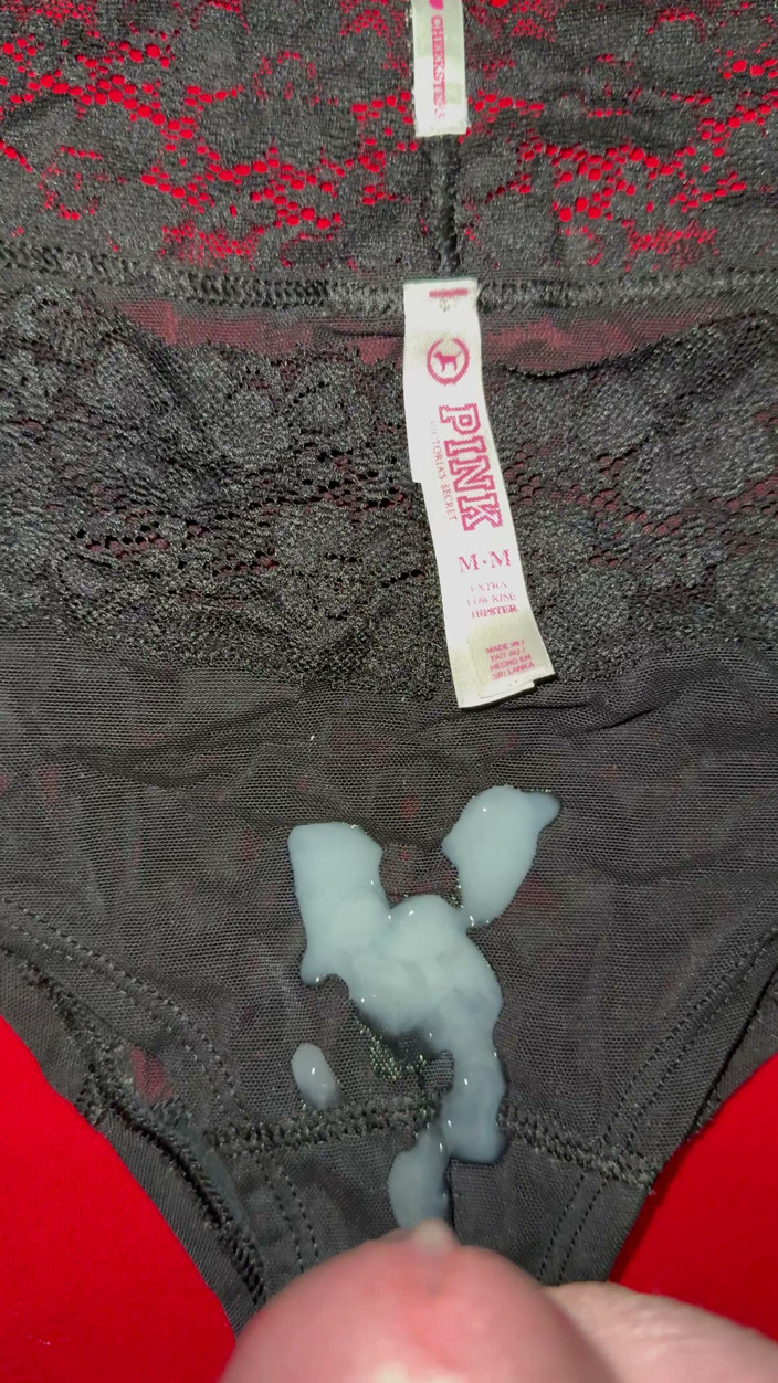 CumDaily: Cum on Wife’s Panties 25