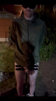 Left Outside Restrained Half Naked