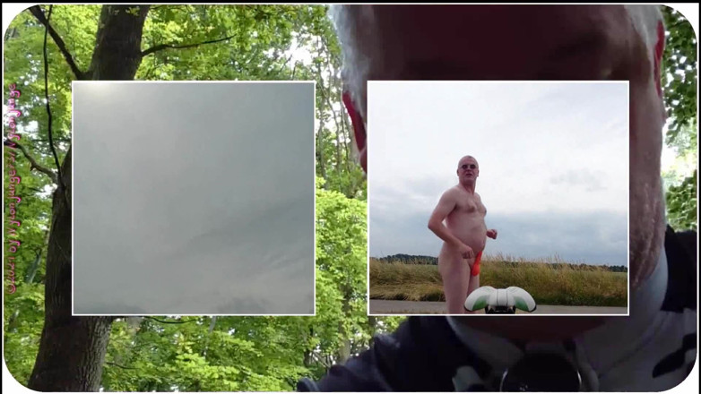 Carmen_Nylonjunge: Video collage of a bike tour without 2 ** Outdoor **