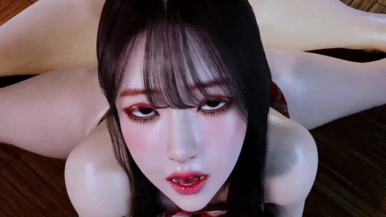 X Hentai: Awek cantik dengan tetek besar menghidangkan blowjob - animasi hentai 3d v668