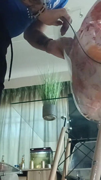 Dildo kongkek yang menyeronokkan semasa kawan menonton saya