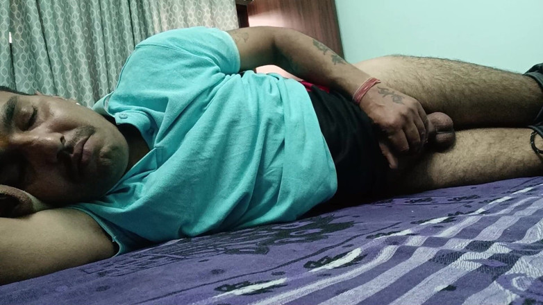 Rajasthani-old-lover: Indický desi muž sex a show sprchová bota a masterbation