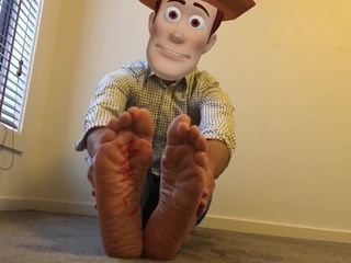 Manly foot: Je hebt een neukvriend in me - sexy cowboyvoeten om je...