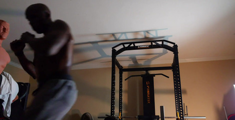 Hallelujah Johnson: Treinos de boxe de ontem