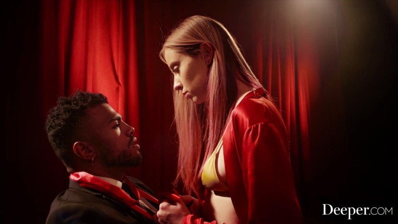 Deeper: Deeper. Restless Babe Haley Plays a Twisted Game with Stranger