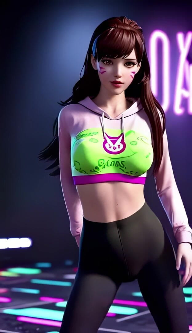 3D-Hentai Games: Tarian kebakaran berapi D.va (2ne1 - Bomba)