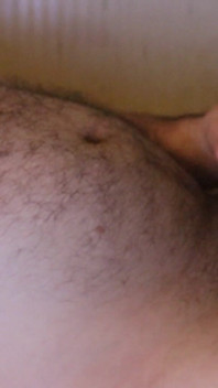 Hairy Gay Masturbating Uncut Cock