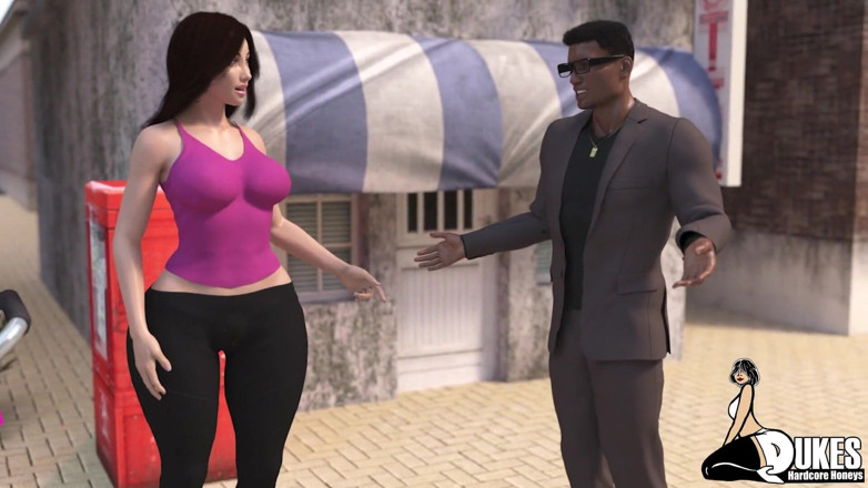 Dukes Hardcore Honeys: Úspěšný bbc vrazí na svou starou rozdrcenou a šuká ji