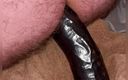 Anal Steve: Masywny czarny dildo rozszczepiający mój tyłek otwarty powodując jęki i...