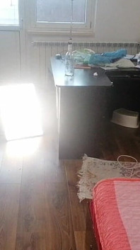 Amateur Woman Has Fun Trying on Clothes and Cutting Them