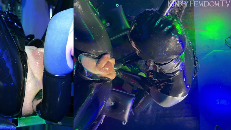 KinkyFemdomTV: cu pumnul dublu de cauciuc păsări ochi 1080p Ft Stăpâna Lunatika
