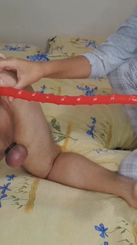 Nelítnost Femdom Půjdu do 2 šukání zadku, dokud se nevystříkáš. Deepanal s 50 cm robertkem