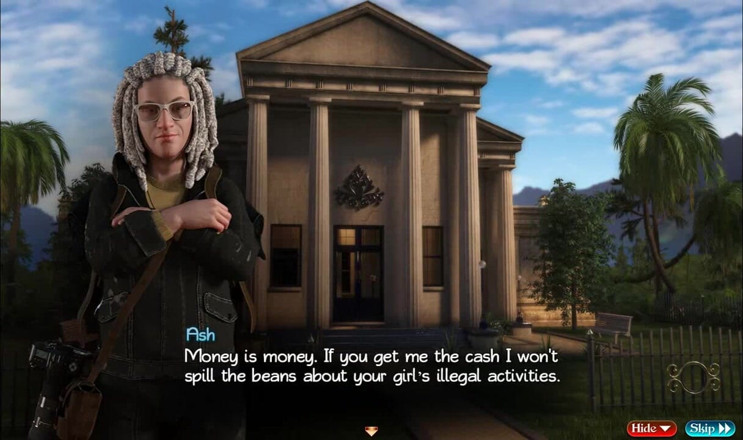 Dirty GamesXxX: Treasure of Nadia: esposa infiel está fazendo um arriscado boquete...