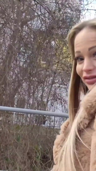 German Scout - Tiny Huge Tits Teen Bb Shorty Get Eye Rolling Orgasm Sex