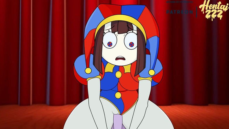 Hentai ZZZ: Pomni骑乘jax的大鸡巴（惊人的数字马戏团）