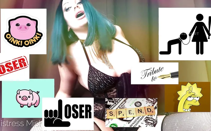 Goddess Misha Goldy: Findom words make you hard as hell! They are all...