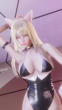 Chung Ha - Stress - Ahri Sexy Striptease