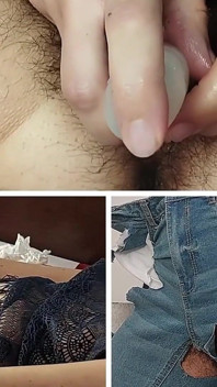 Geile Moeder Kleedt Zich Uit En Masturbeert Met Gekreun. Stoute Sexy MILF Past Naakte Kleren.