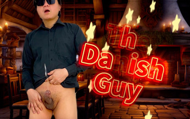 A Handsome Danish Guy with Big Uncut Cock Fucks a Tight American Ass