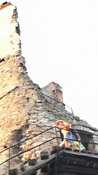 BJörn y Jean descubrieron algo más que ruinas antiguas de castillos
