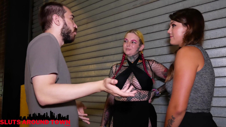 Sluts Around Town: Threesome after canceled concert